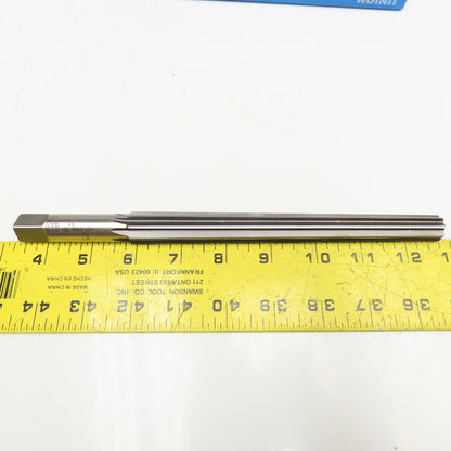 Union Butterfield #10 Straight Flute Tapered Pin Reamer 5/8 Shank 9-5/16" OAL