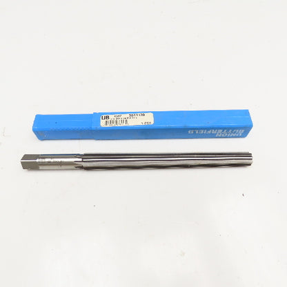 Union Butterfield #10 Straight Flute Tapered Pin Reamer 5/8 Shank 9-5/16" OAL