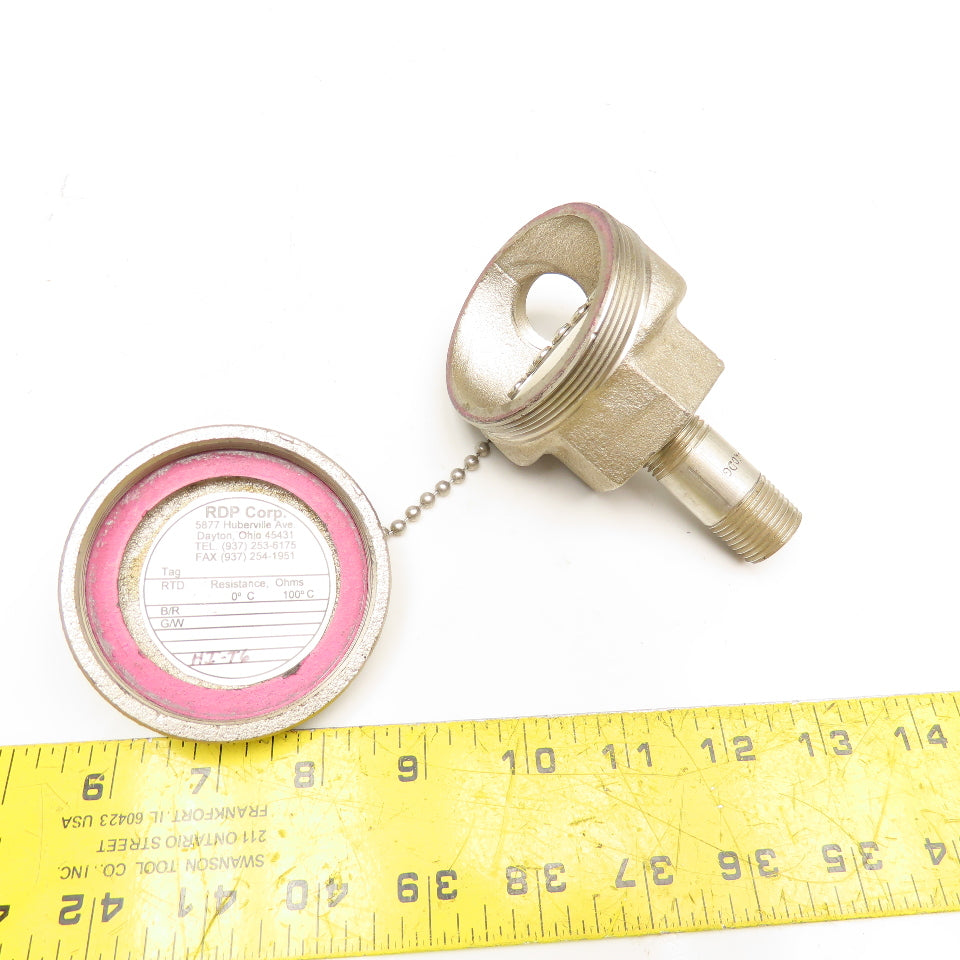 1/2" NPT Stainless Steel Thermocouple Sensor Terminal Head Box