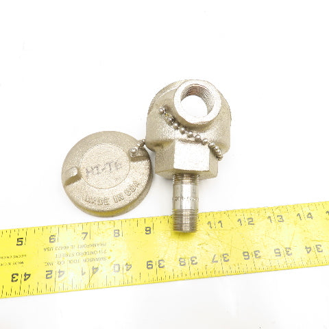 1/2" NPT Stainless Steel Thermocouple Sensor Terminal Head Box