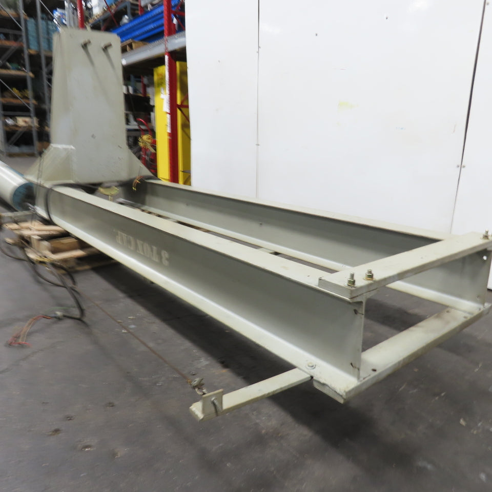 3 Ton Floor Mount Double Beam Jib Crane 10' Swing 70" Travel W/3Ton 3Ph Hoist