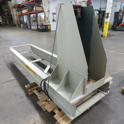 3 Ton Floor Mount Double Beam Jib Crane 10' Swing 70" Travel W/3Ton 3Ph Hoist