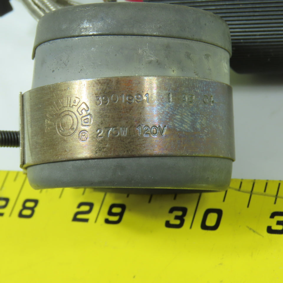 Tempco 3901991 I 98 04 275W Heater Band 120V 1-1/2" X 1-1/2" W/ Lead & Plug