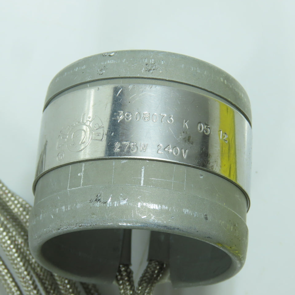 Tempco 3908073 K 05 12 275W Heater Band 240V 1-1/2" X 1-1/2" W/ 13' Lead & Plug