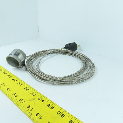Tempco 3908073 K 05 12 275W Heater Band 240V 1-1/2" X 1-1/2" W/ 13' Lead & Plug