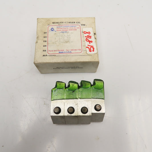 Quality Chaser Company M24 x 2.0 Regular 1-1/2KD 15 Hook Thread Chaser 45° Set/4