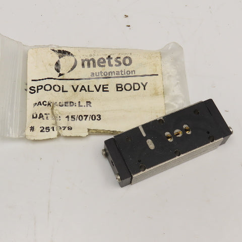 Metso 251979 Spool Valve Body