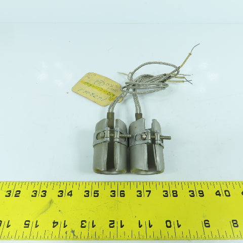 Fast Heat SBA02CLW 275W Heater Band 240V 1" ID x 2" W Lot Of 2