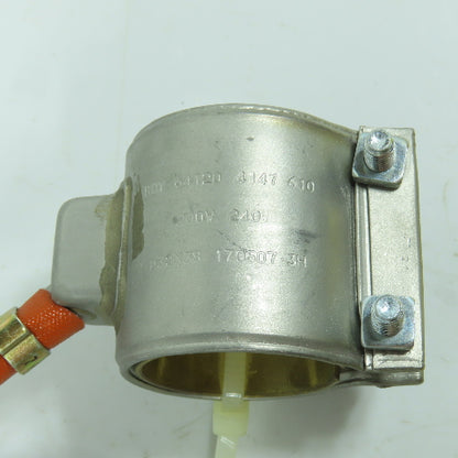 BOY 64120 4147 610 200W Heater Band 240V 1-1/4" ID x 1-1/2" W W/ 4' Lead & Plug