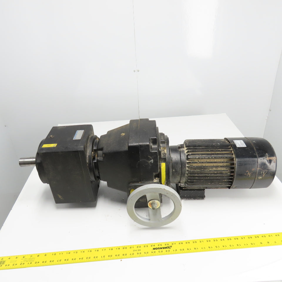 Stober D-75177 C502G000R570FD100L4 3.0KW Gear Motor 3Ph 220/480V W/115V Brake