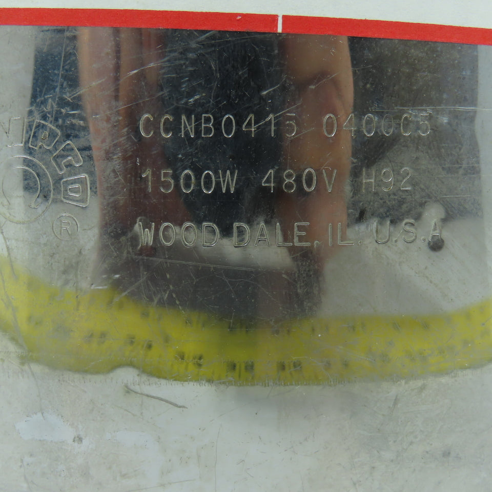 Tempco CCNB0415 0400C5 1500W Flexible Heater Band 480V 4-1/2" ID x 4" W