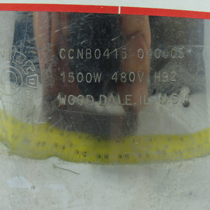 Tempco CCNB0415 0400C5 1500W Flexible Heater Band 480V 4-1/2" ID x 4" W