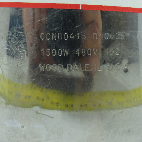 Tempco CCNB0415 0400C5 1500W Flexible Heater Band 480V 4-1/2" ID x 4" W