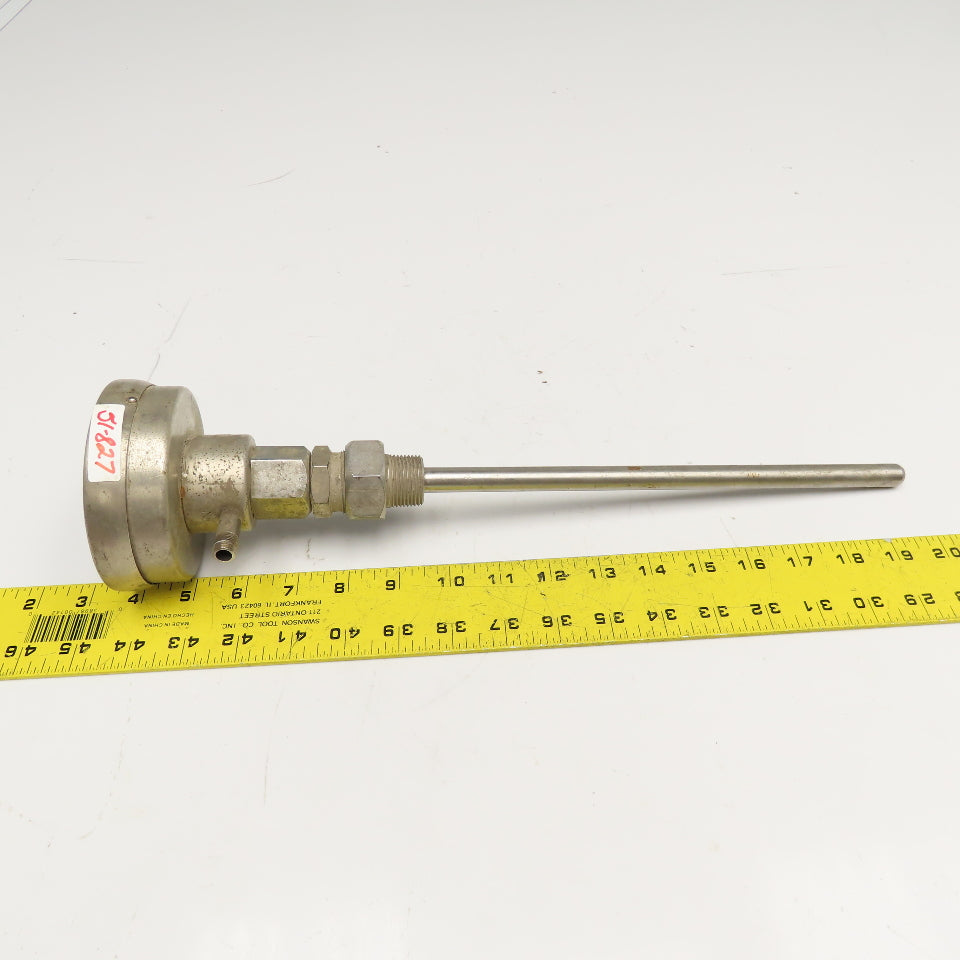 Taylor Direct Acting Temperature Controller Stainless Steel 3/4" NPT