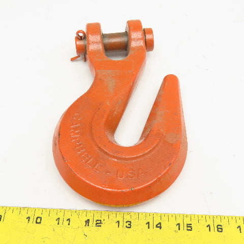 Campbell 3/4" Alloy Clevis Grab Hook 15/16" Pin 13/16" Throat 28300lb Cap.