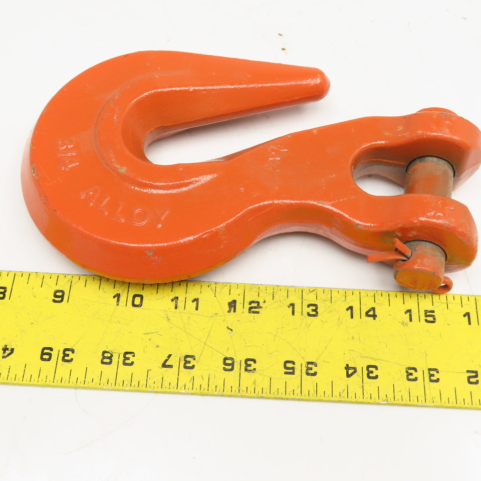 Campbell 3/4" Alloy Clevis Grab Hook 15/16" Pin 13/16" Throat 28300lb Cap.