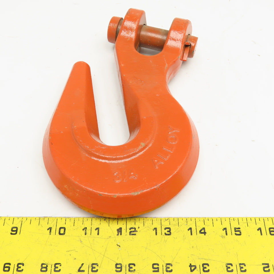 Campbell 3/4" Alloy Clevis Grab Hook 15/16" Pin 13/16" Throat 28300lb Cap.