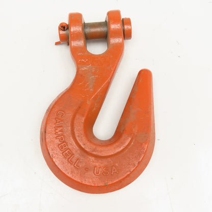Campbell 3/4" Alloy Clevis Grab Hook 15/16" Pin 13/16" Throat 28300lb Cap.