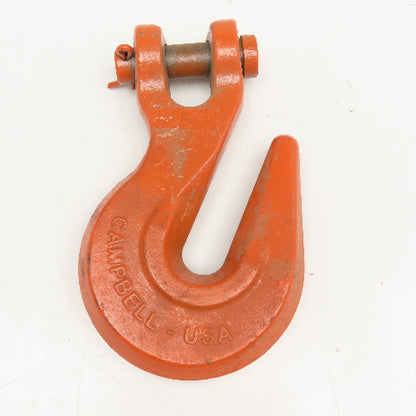 Campbell 3/4" Alloy Clevis Grab Hook 15/16" Pin 13/16" Throat 28300lb Cap.