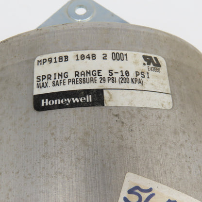 Honeywell MP918B1006 Pneumatic Damper Actuator 5-10PSI Spring