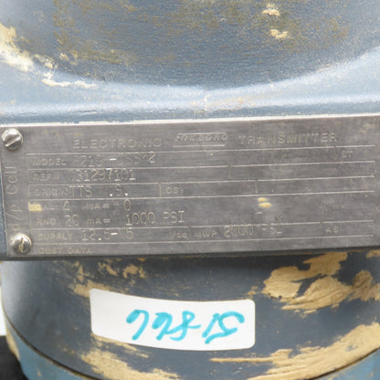 Foxboro 821GH-ISSM2 MP918B1006 12.5-65VDC Electronic Transmitter 2000PSI MWP