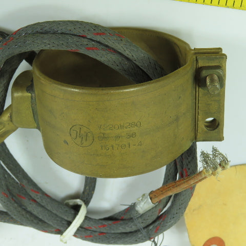 JHT 280W 220V Brass Heater Band 2-1/2" ID x 1.5" W Lot Of 2