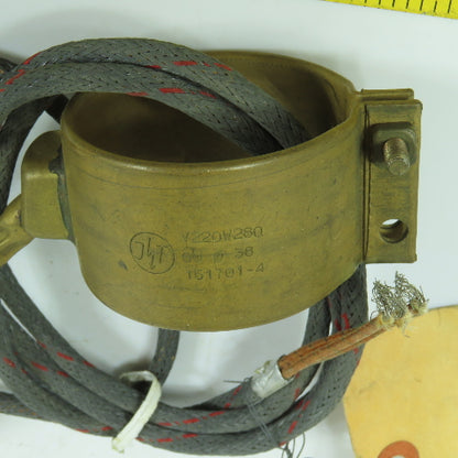 JHT 280W 220V Brass Heater Band 2-1/2" ID x 1.5" W Lot Of 2