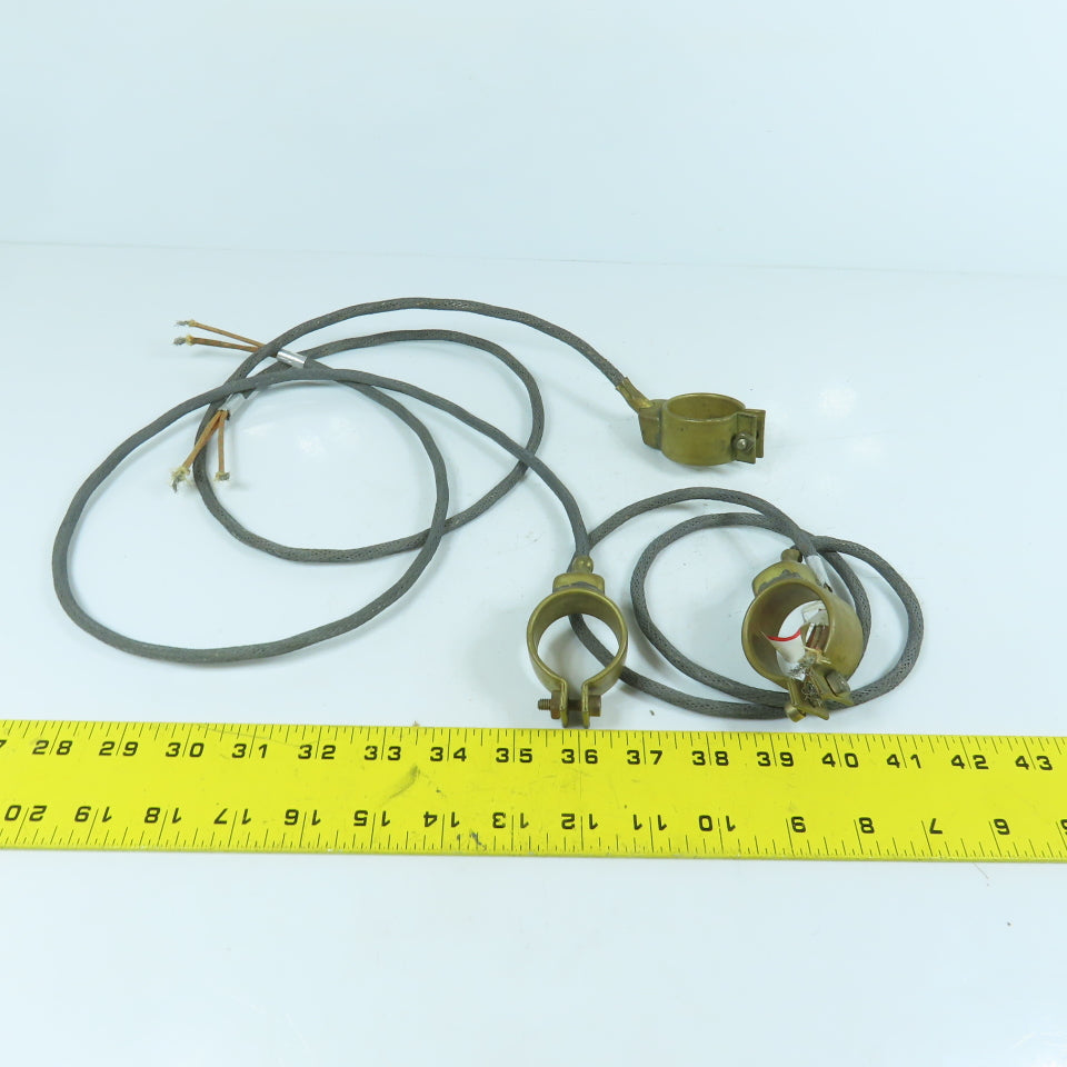 JHT 100W 220V Brass Heater Band 1-3/8" ID x 1" W Lot Of 3