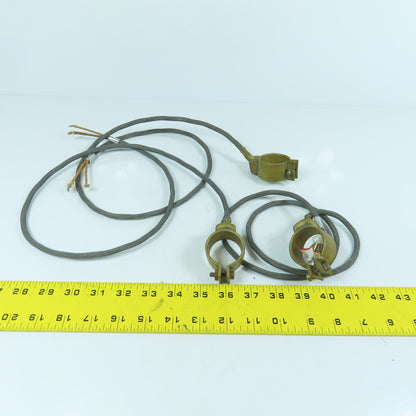 JHT 100W 220V Brass Heater Band 1-3/8" ID x 1" W Lot Of 3
