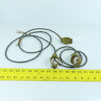 JHT 100W 220V Brass Heater Band 1-3/8" ID x 1" W Lot Of 3