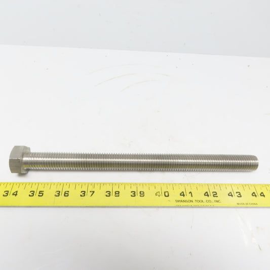 Hex Head Bolt 3/4-10 x 10" Full Thread Type 304 Stainless