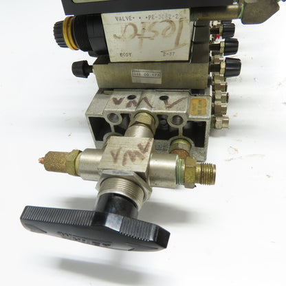 Rexroth Pneumatic 10-Valve Manifold Assy (3)GS10061-2440 (4)GS10061-3640 Compare