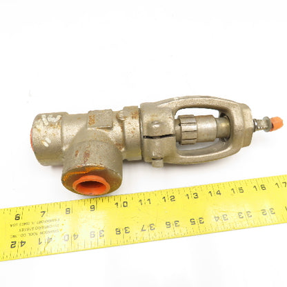 Conval 3/4" Stainless Steel Throttle Clamp Seal Valve 90°