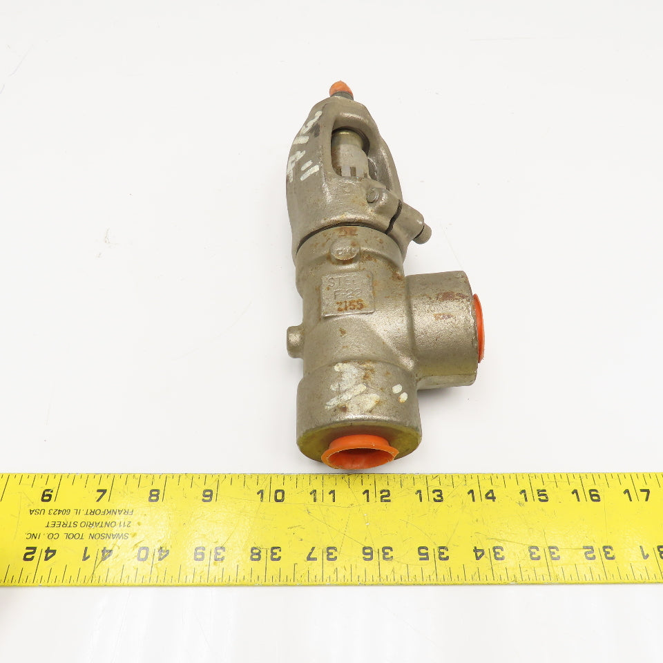 Conval 3/4" Stainless Steel Throttle Clamp Seal Valve 90°