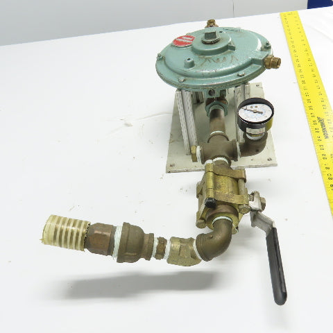 Pyronics SR-6-0-CIH Pressure Regulator Assembly 1"NPT Top W/1500PSI Shutoff Valv