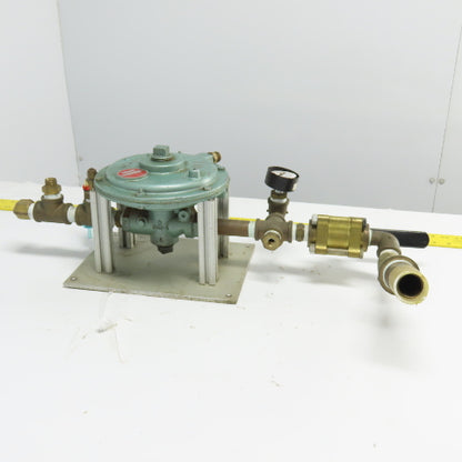 Pyronics SR-6-0-CIH Pressure Regulator Assembly 1"NPT Top W/1500PSI Shutoff Valv