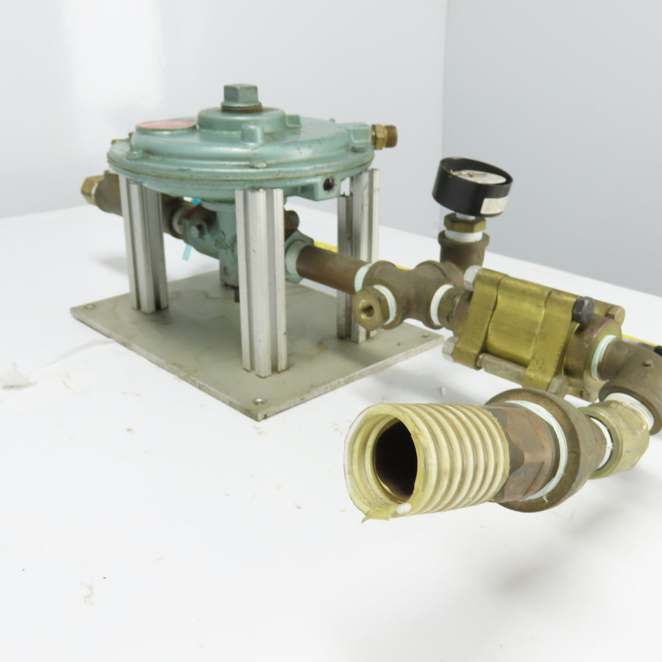 Pyronics SR-6-0-CIH Pressure Regulator Assembly 1"NPT Top W/1500PSI Shutoff Valv