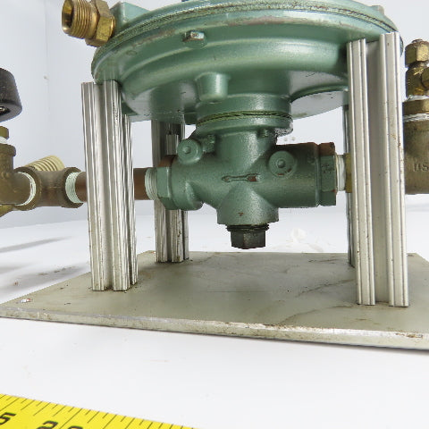 Pyronics SR-6-0-CIH Pressure Regulator Assembly 1"NPT Top W/1500PSI Shutoff Valv