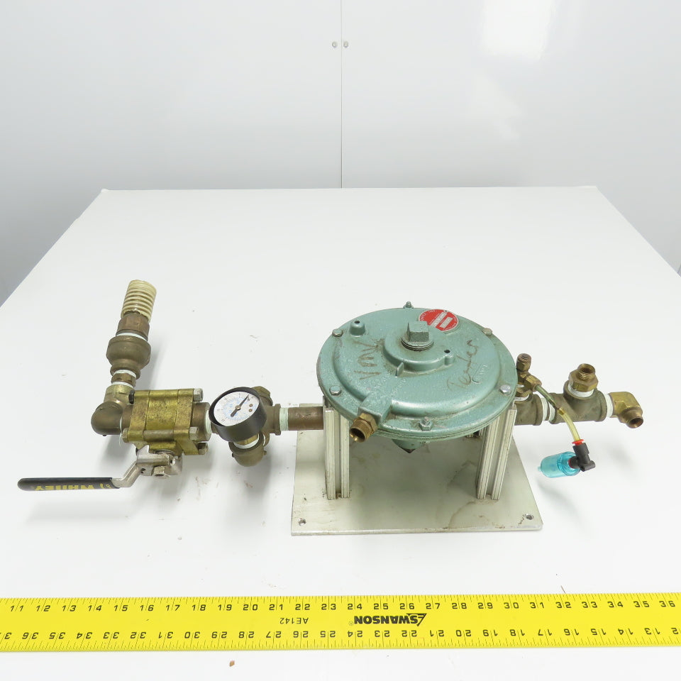 Pyronics SR-6-0-CIH Pressure Regulator Assembly 1"NPT Top W/1500PSI Shutoff Valv