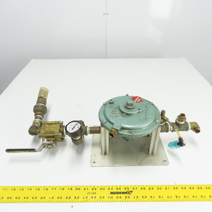 Pyronics SR-6-0-CIH Pressure Regulator Assembly 1"NPT Top W/1500PSI Shutoff Valv