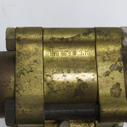 Pyronics SR6-0-CIH Pressure Regulator Assembly 1"NPT Top W/1500PSI Shutoff Valve