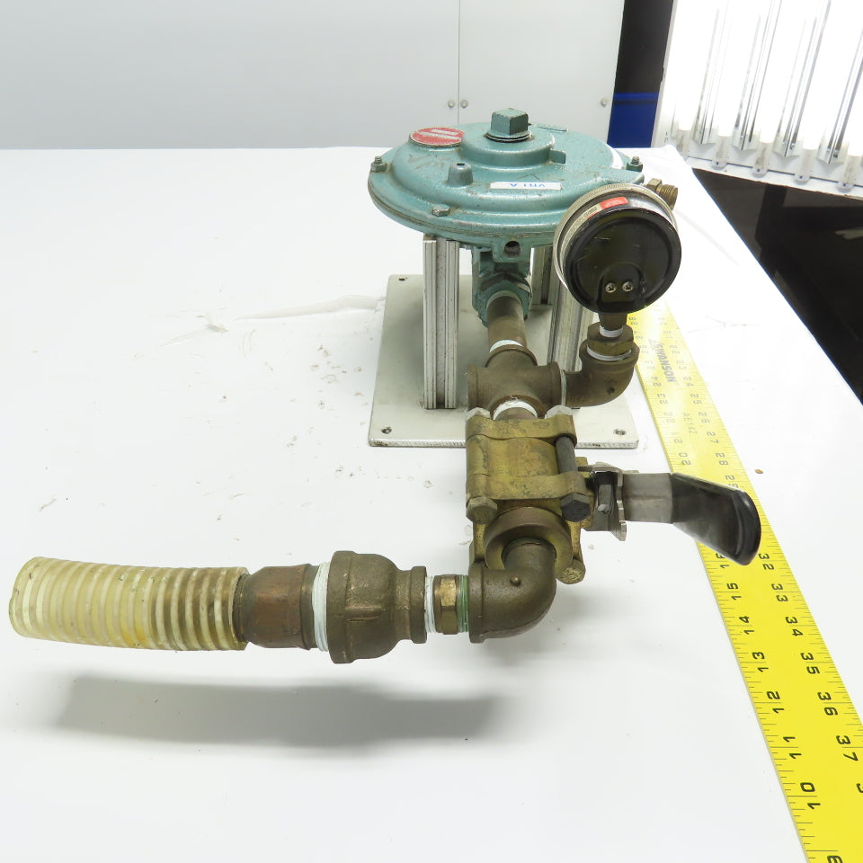 Pyronics SR6-0-CIH Pressure Regulator Assembly 1"NPT Top W/1500PSI Shutoff Valve