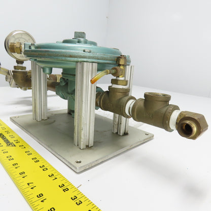 Pyronics SR6-0-CIH Pressure Regulator Assembly 1"NPT Top W/1500PSI Shutoff Valve