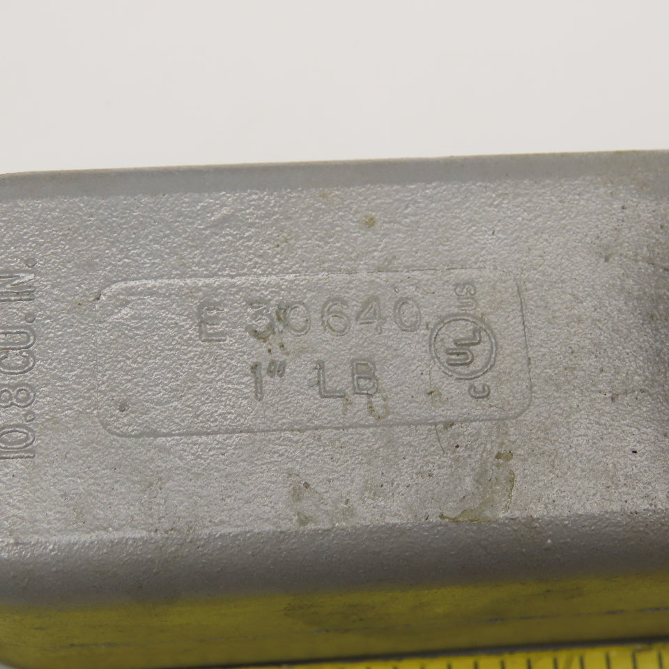 E30640 1" Cast Aluminum LB Conduit Body Lot Of 6 No Covers Or Gaskets