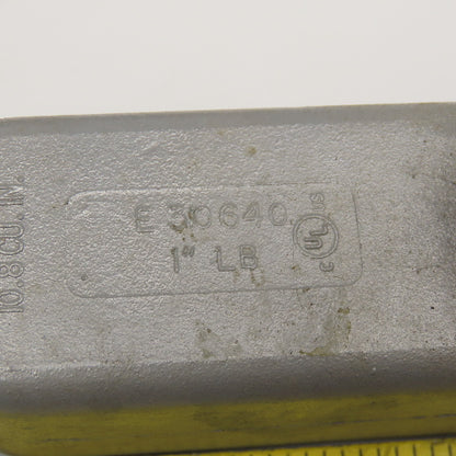E30640 1" Cast Aluminum LB Conduit Body Lot Of 6 No Covers Or Gaskets