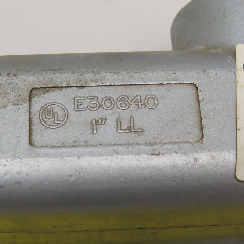 E30640 1" Cast Aluminum LL Conduit Body Lot Of 5 No Covers Or Gaskets