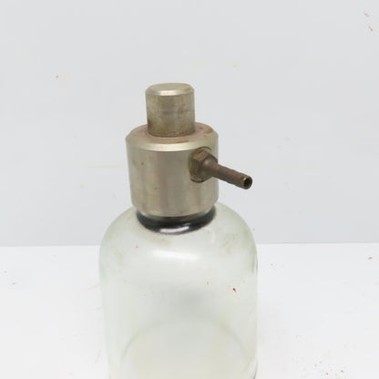 Vintage Antique Laboratory Glass Bell Jar Open Bottom 3-3/4" x 4-3/4" ID