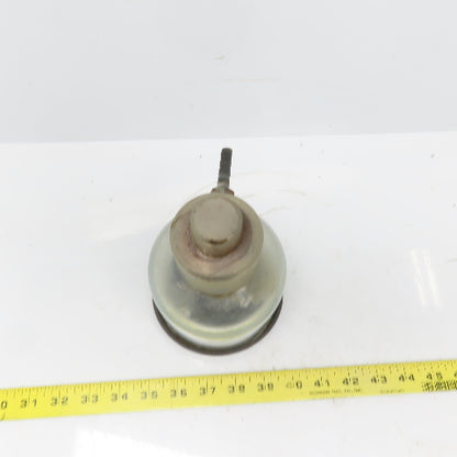 Vintage Antique Laboratory Glass Bell Jar Open Bottom 3-3/4" x 4-3/4" ID