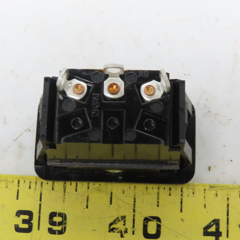 Eaton Rocker Switch 10A 250VAC 15A 125VAC 3/4 HP IN/Off/OUT 3pins