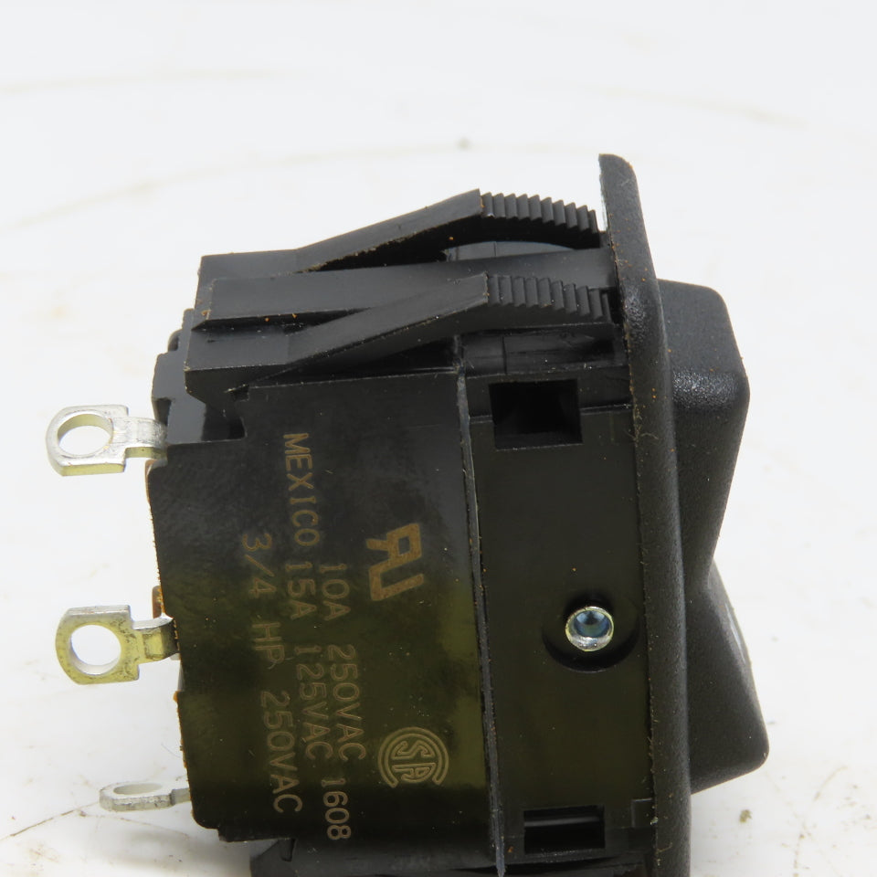 Eaton Rocker Switch 10A 250VAC 15A 125VAC 3/4 HP IN/Off/OUT 3pins
